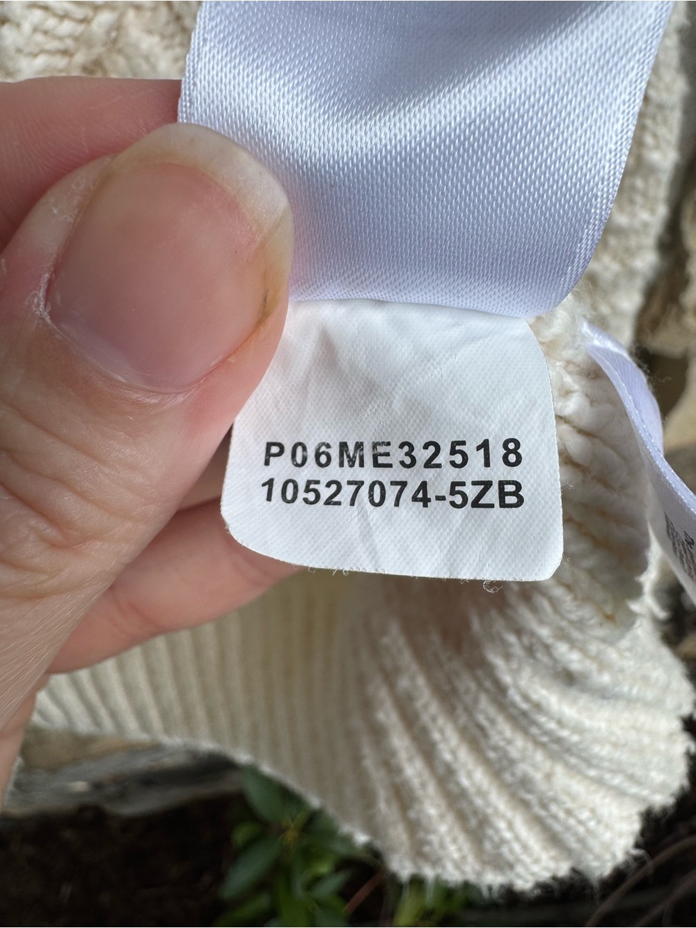 Jones New York Cream Cable-Front Crewneck Sweater XL Cotton Cottagecore Coastal - Picture 7 of 14